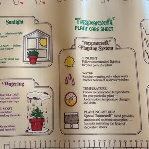 Tupperware tuppercraft plant care mat